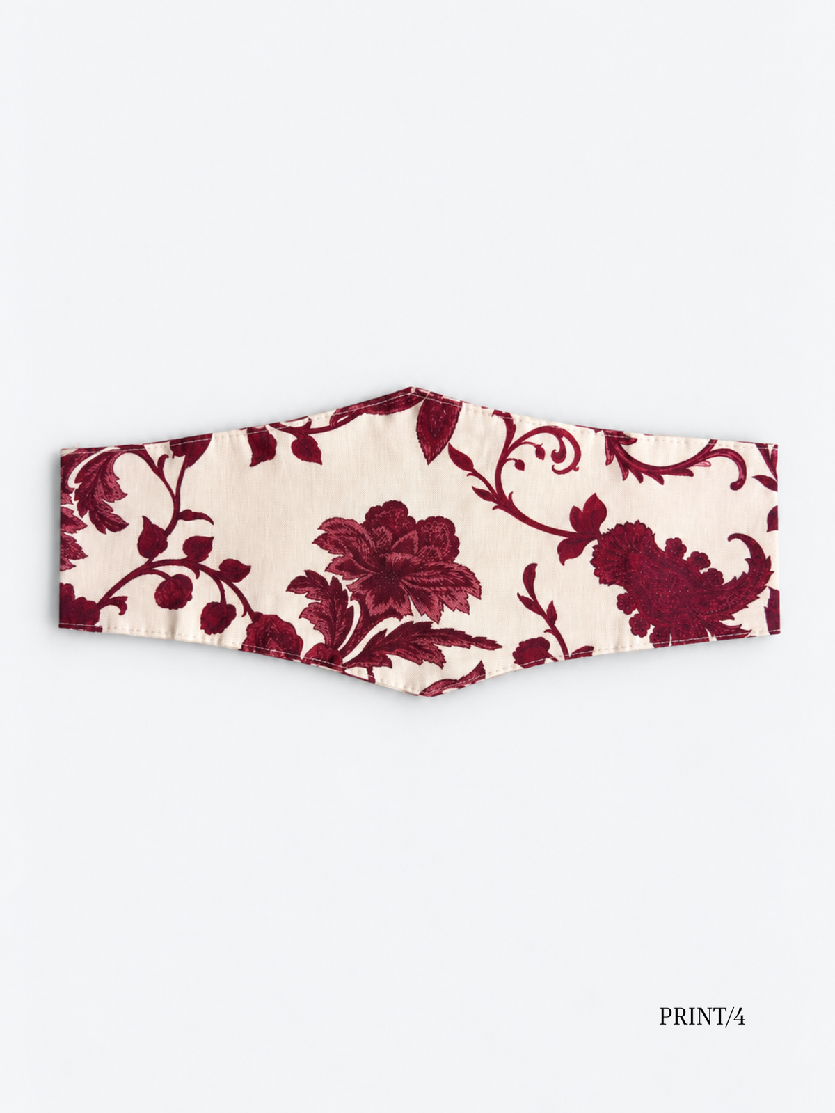 Sofia cream floral sash belt