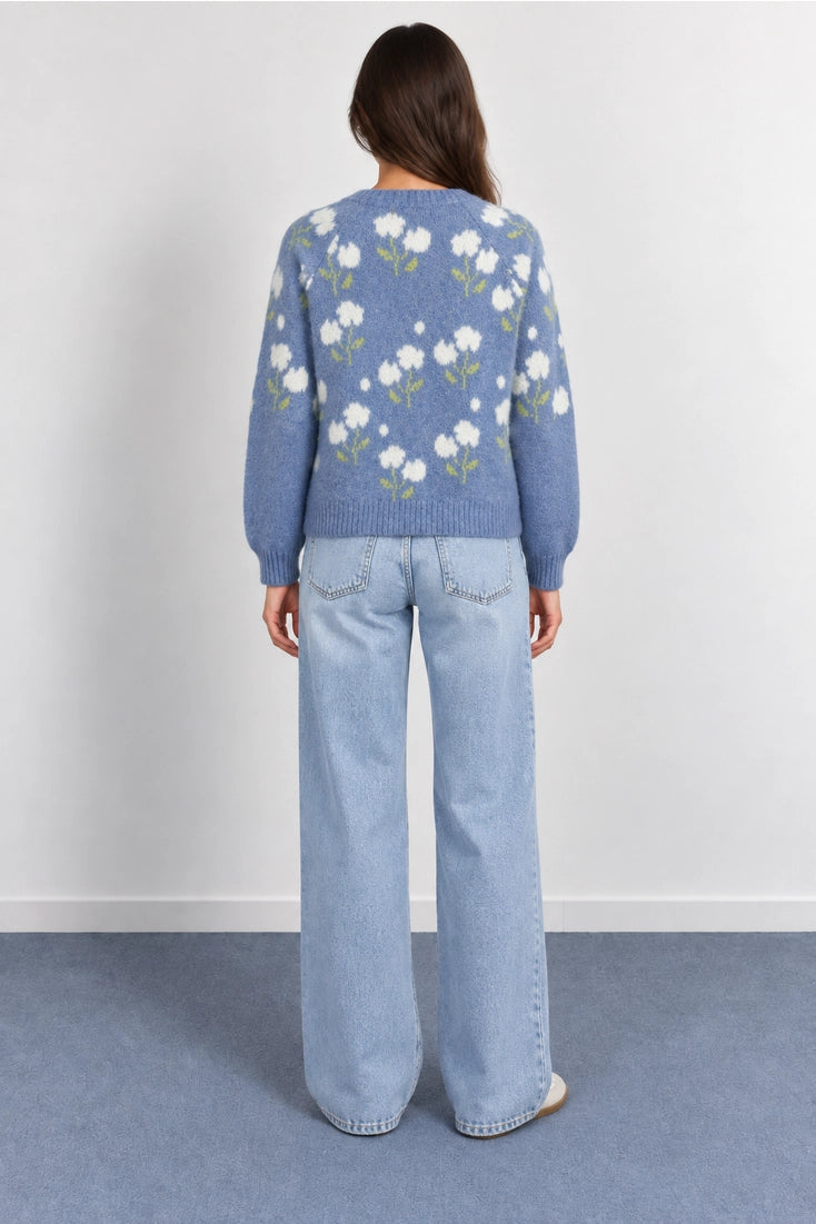 White Flower knit cardigan – view 2