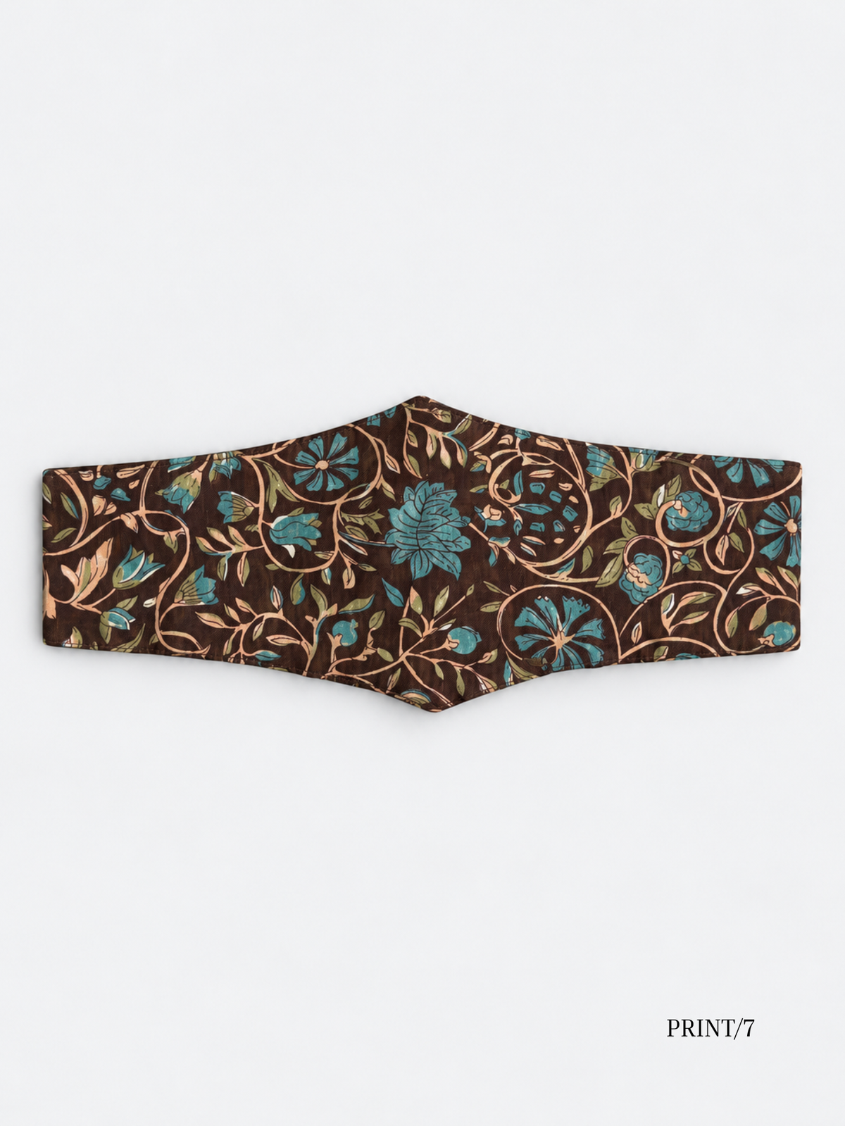 Sofia brown paisley sash belt