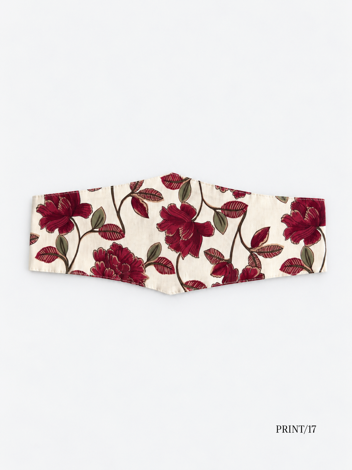 Sofia white rose sash belt