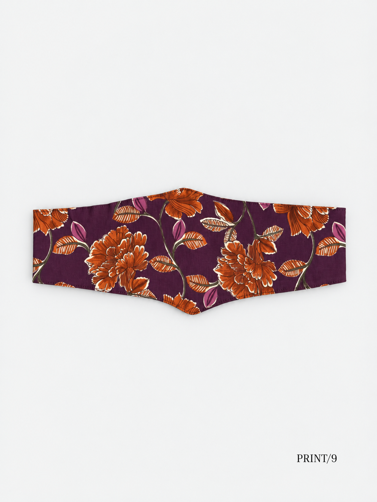 Sofia plum floral sash belt