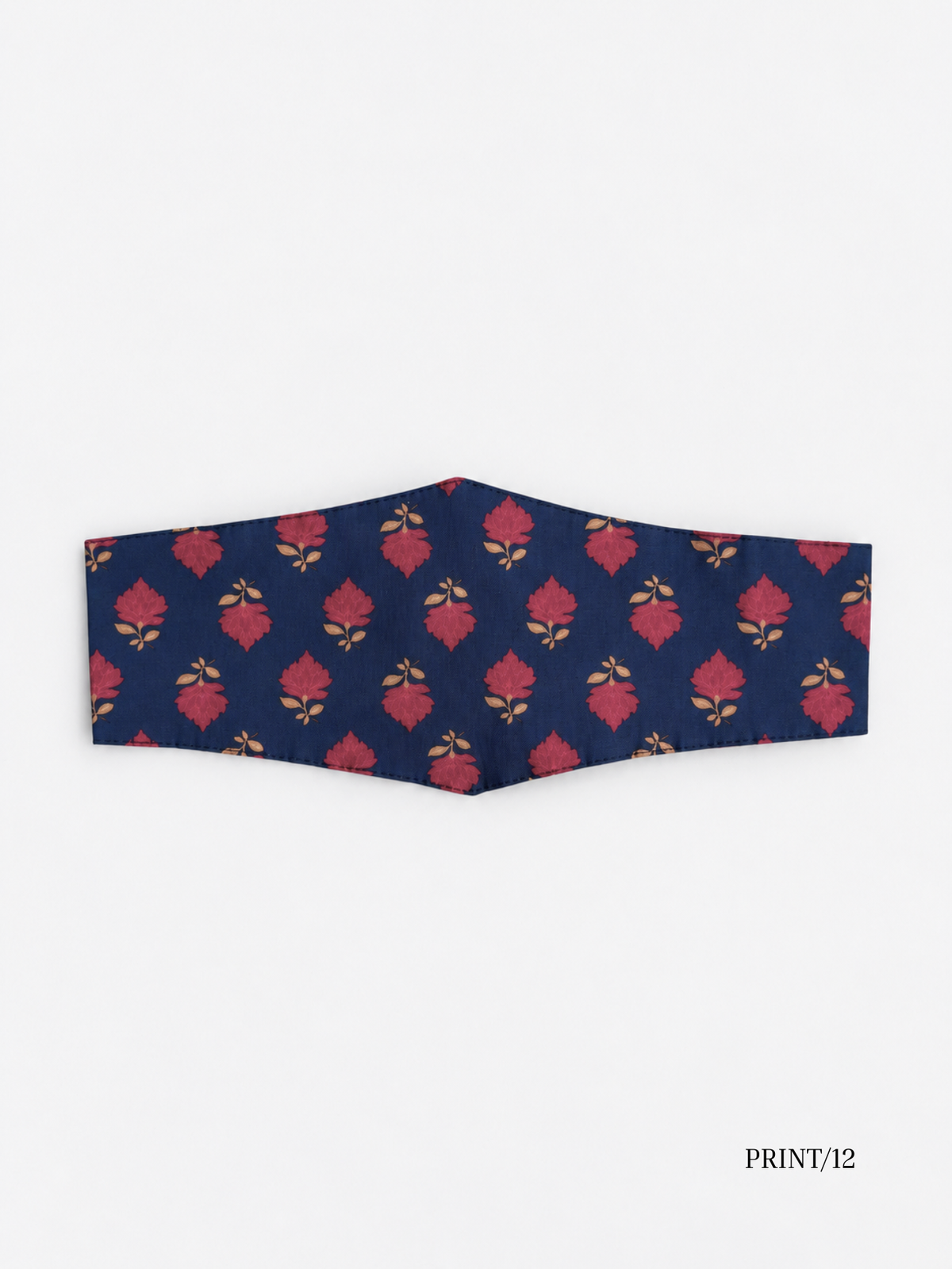 Sofia navy dot sash belt