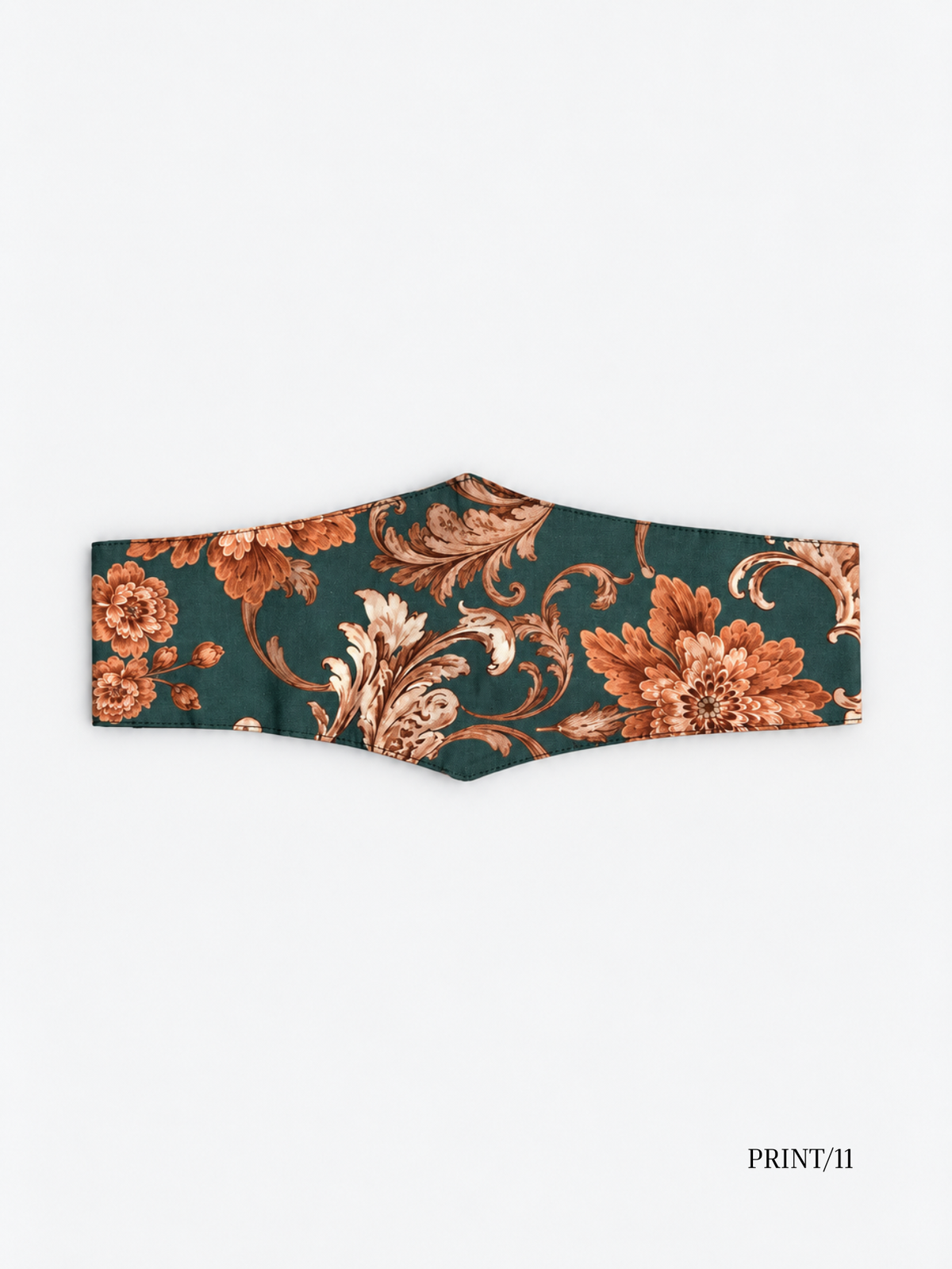Sofia green floral sash belt