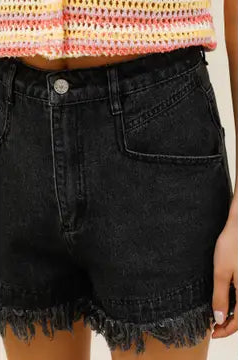 SHORTS DENIM BLACK