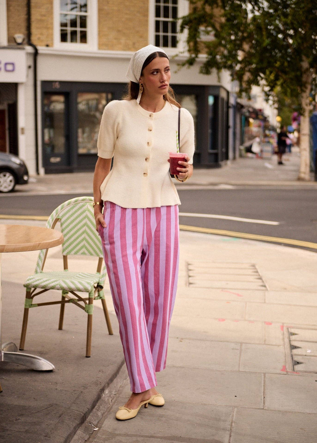 Cassiopee violet pants – view 3