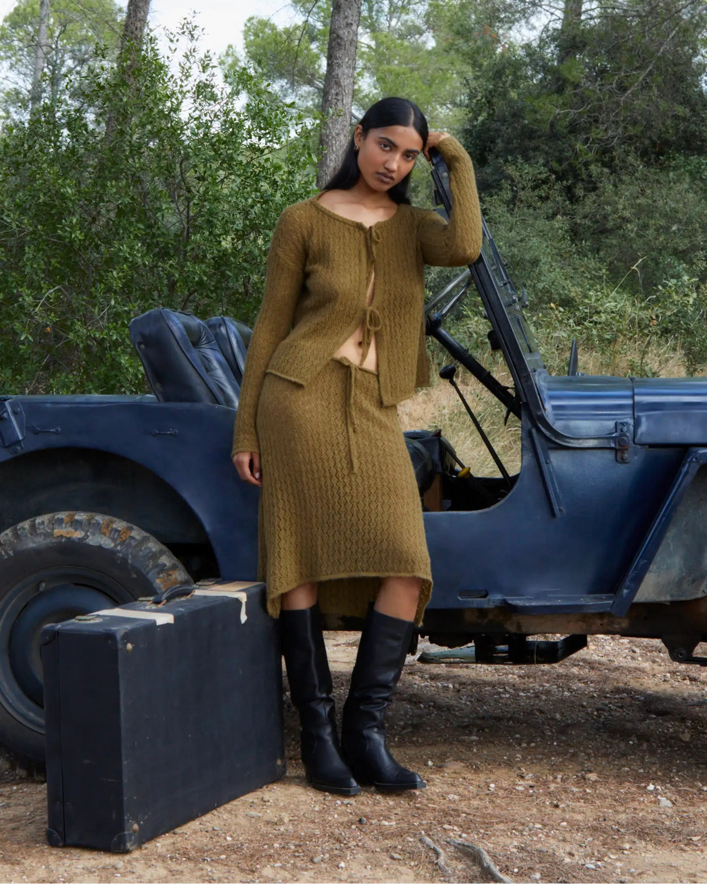 CARDIGAN OLIVE