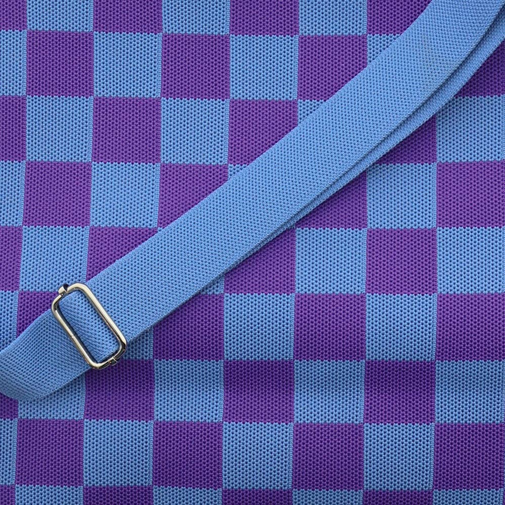Lia purple check bag – view 2