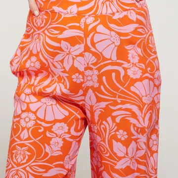 PANTS FLOR ORANGE