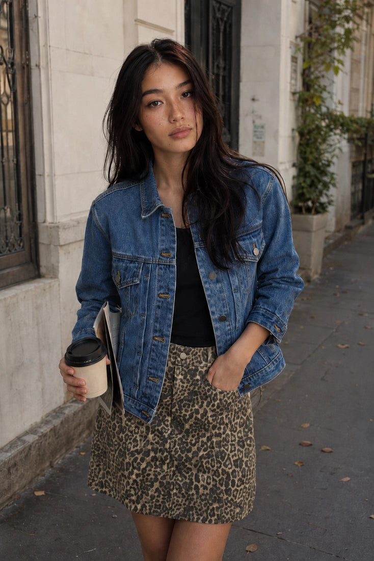 Leopard skirt