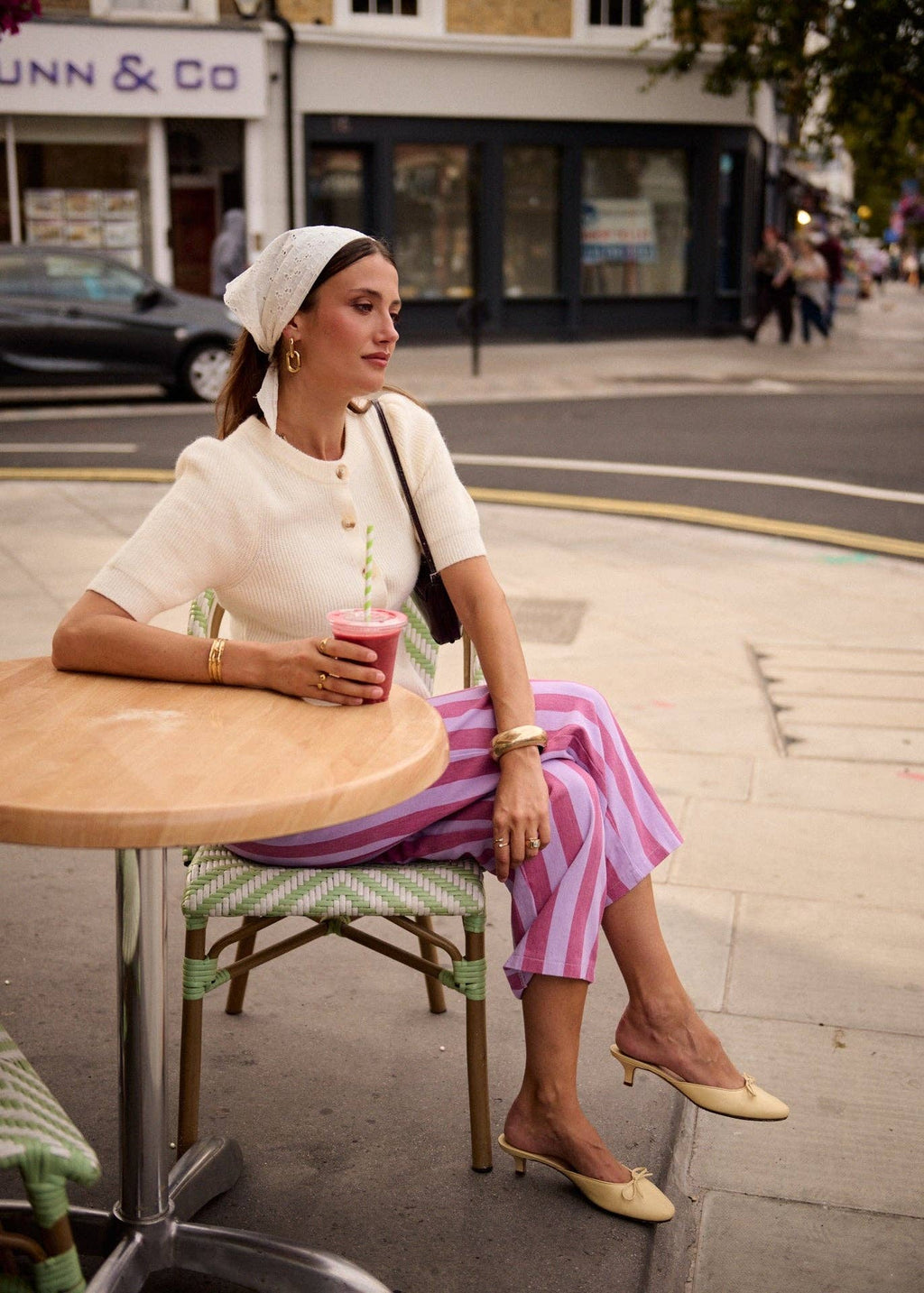 Cassiopee violet pants – view 4