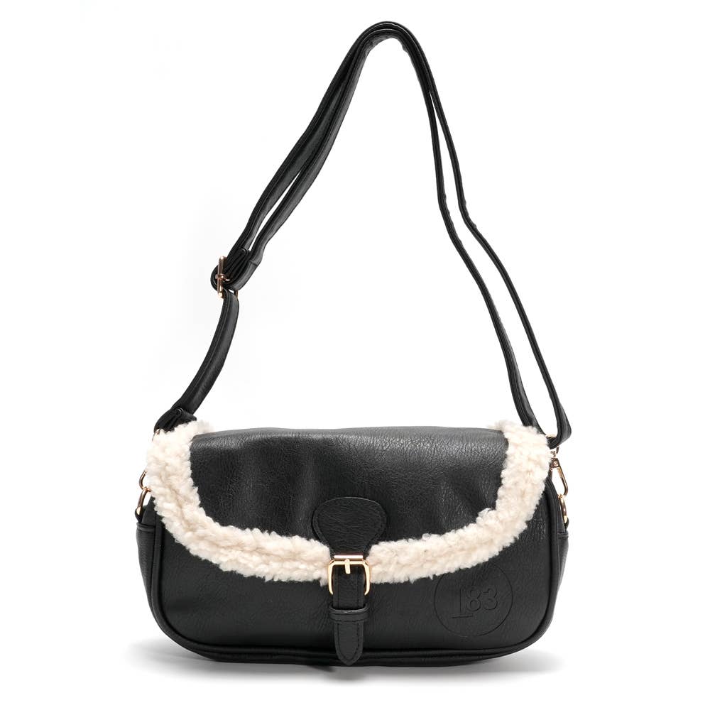 Bianca black crossbody bag