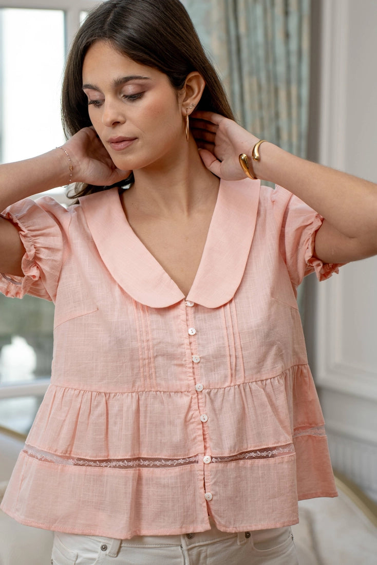 BLOUSE SALMON