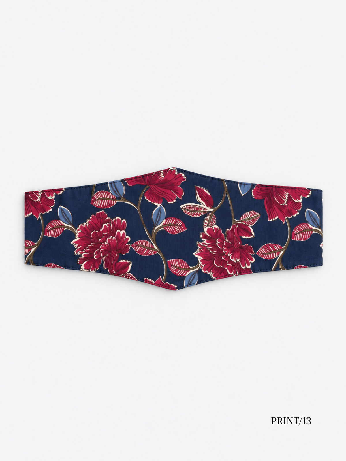 Sofia navy rose sash belt