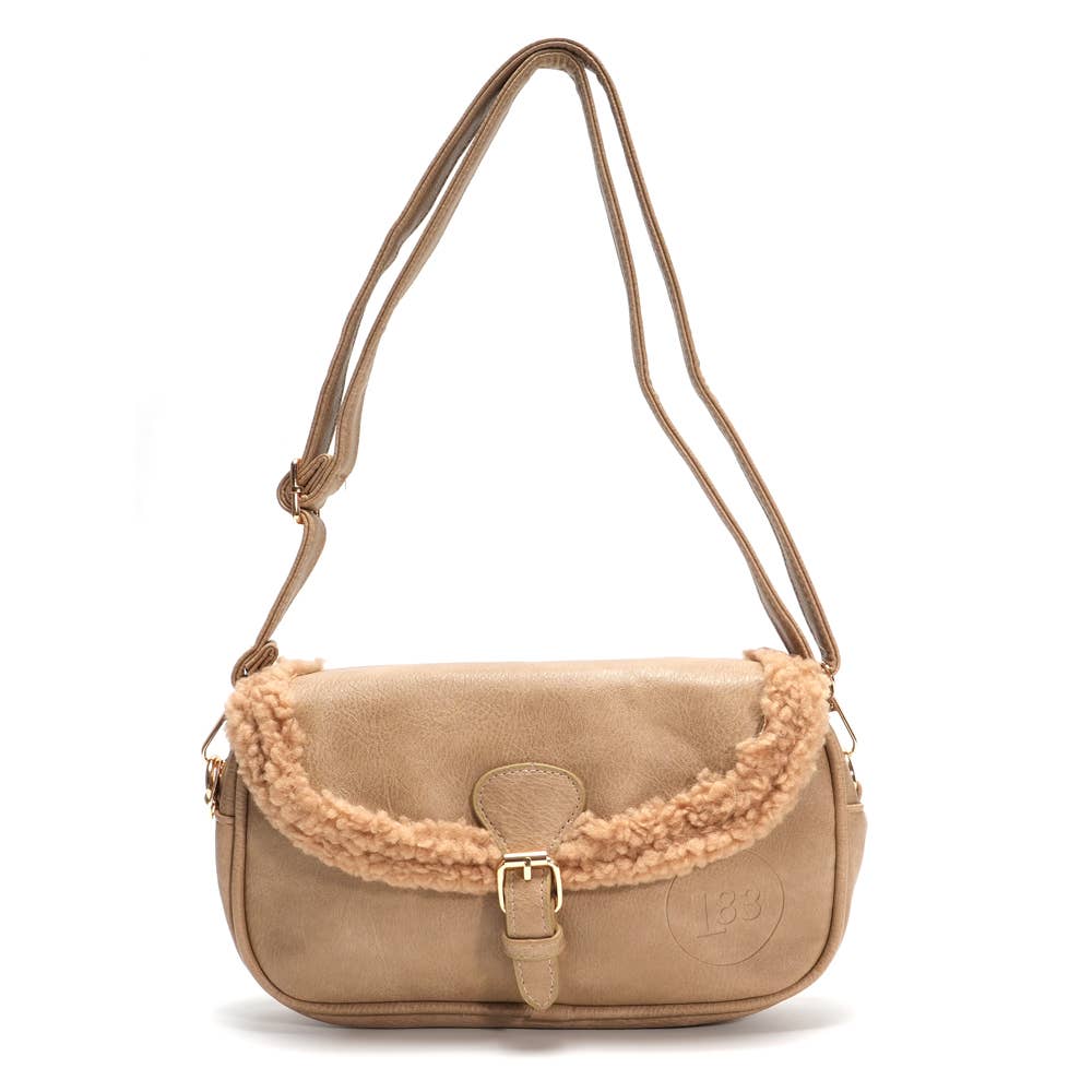Bianca beige crossbody bag