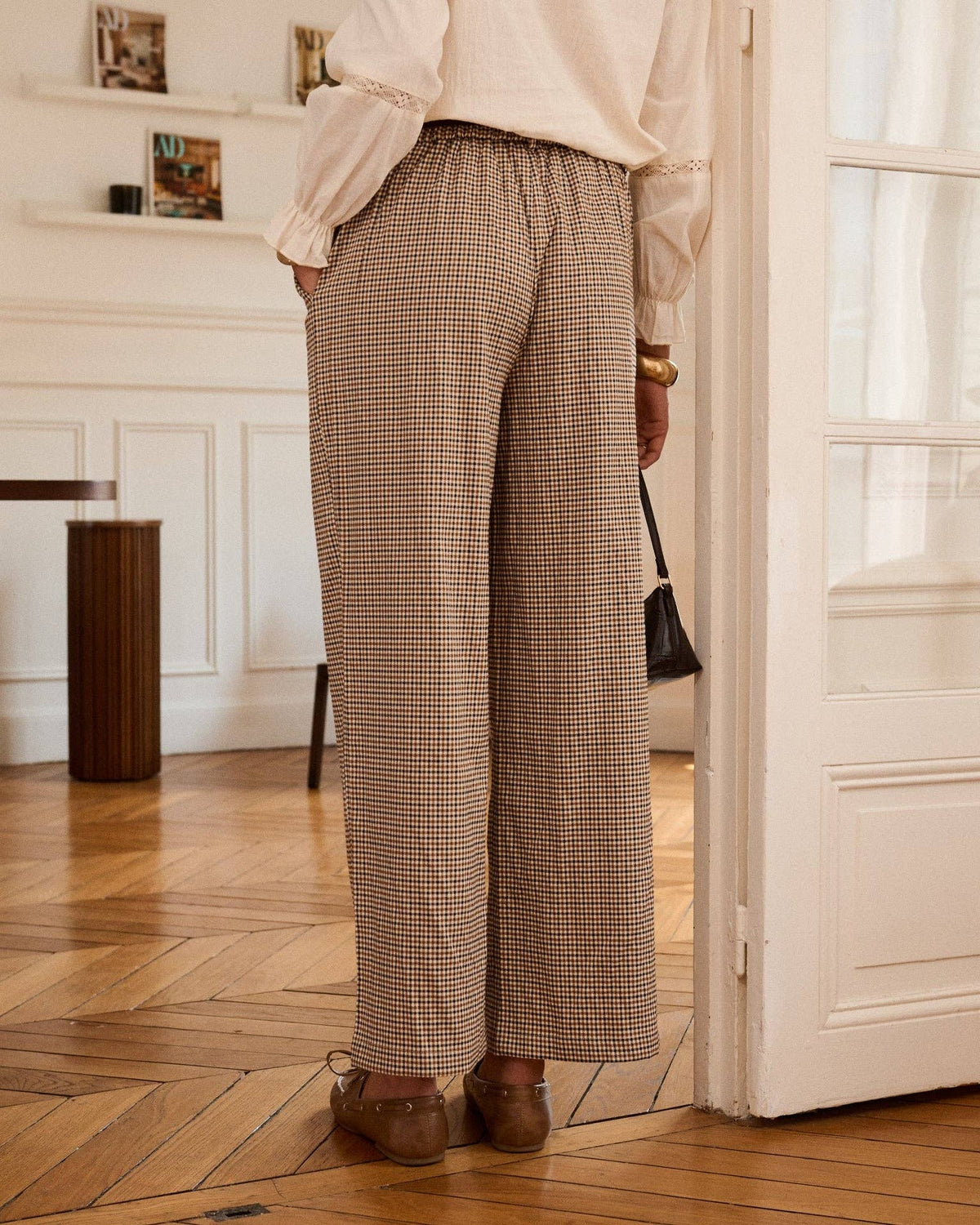 Solveiga taupe pants – view 3
