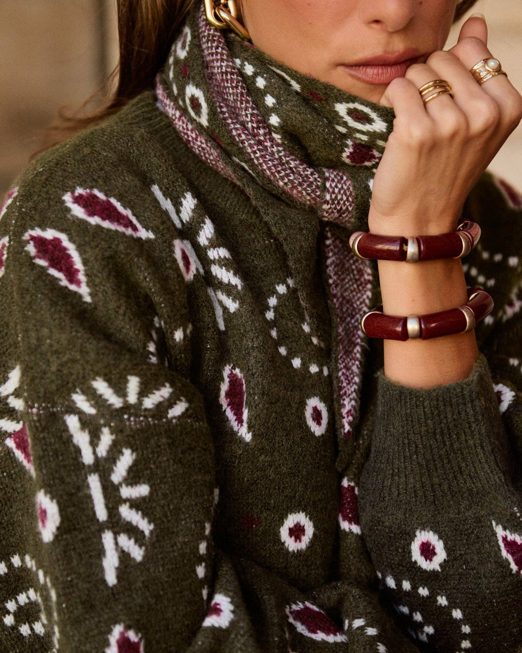 Pearl knit sweater – view 2