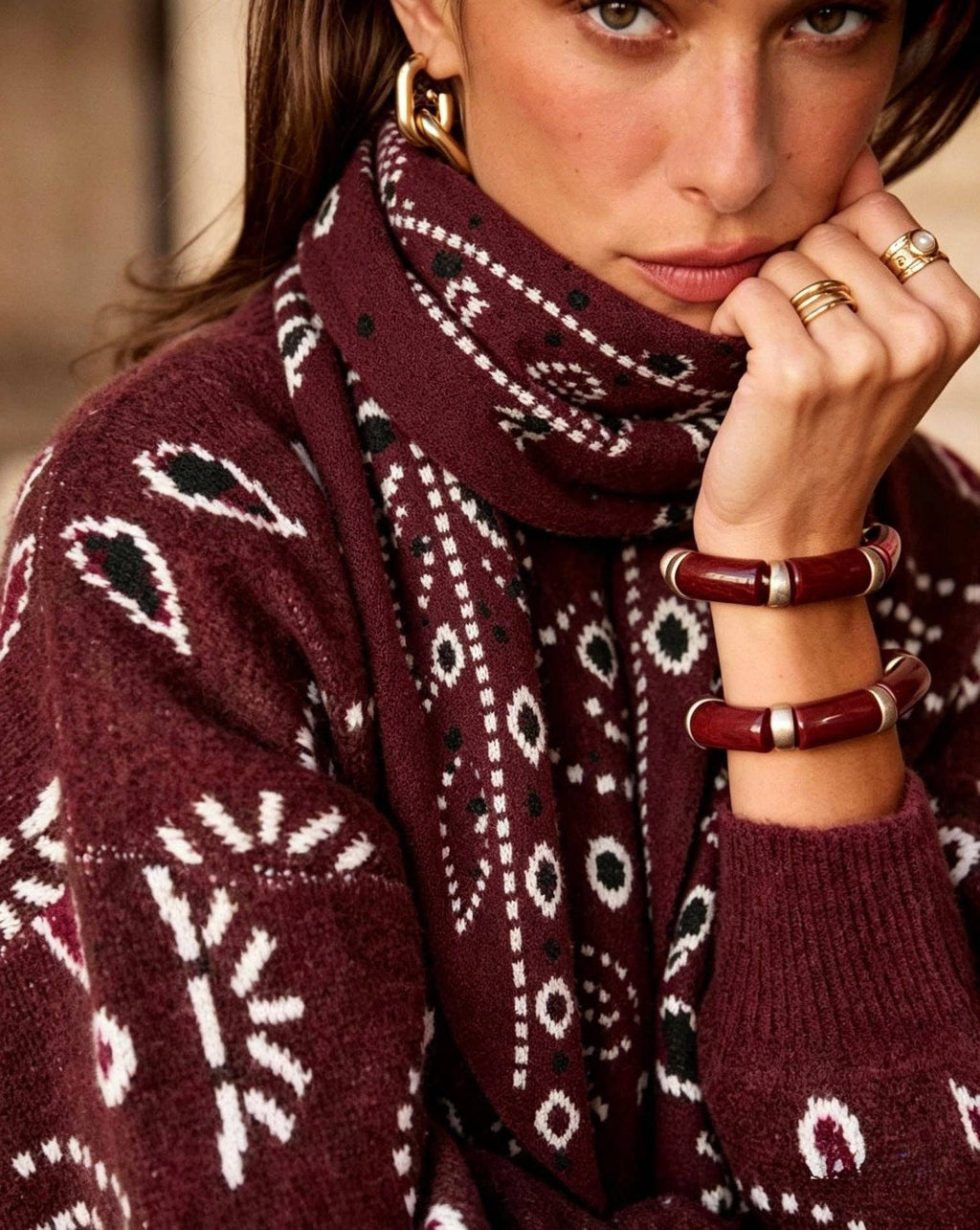 Pearl knit sweater – view 3