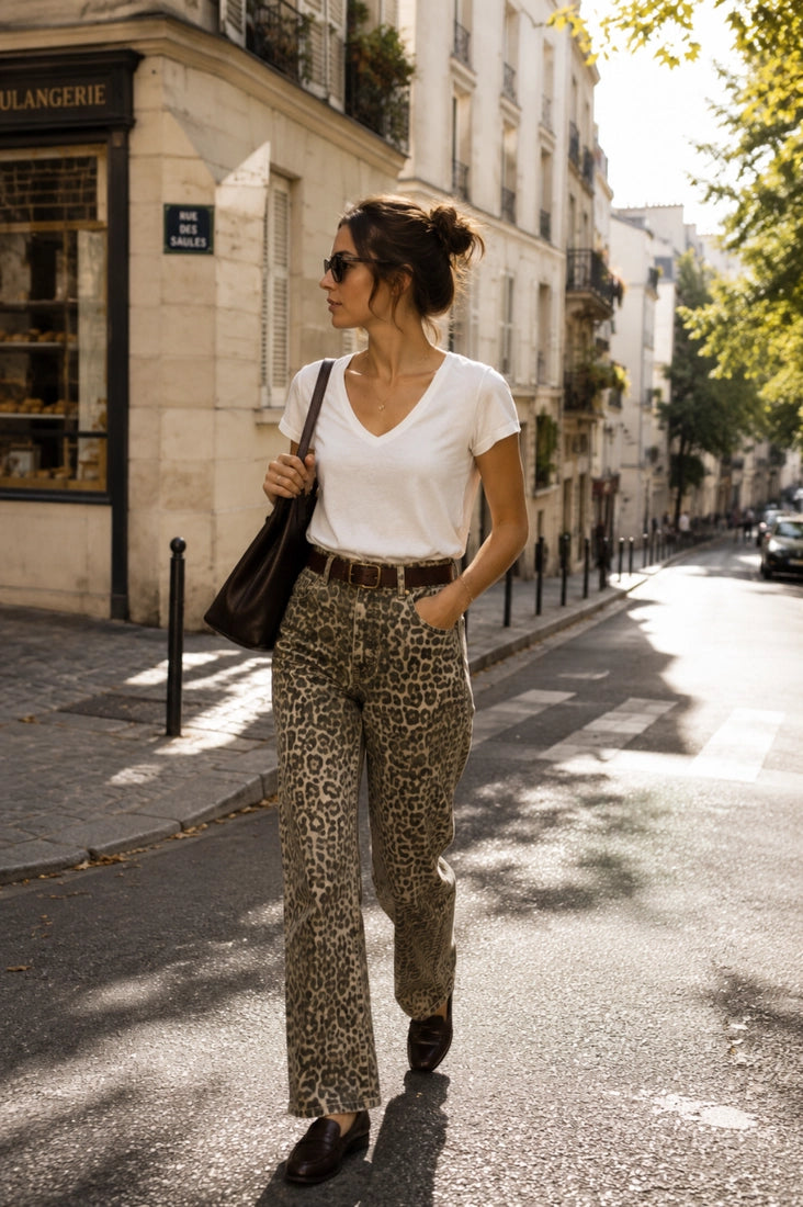 Leopard pants