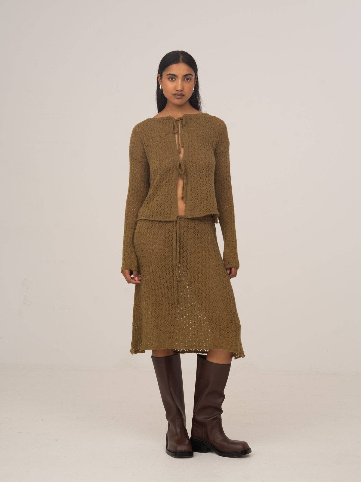 CARDIGAN OLIVE