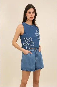 SHORTS DENIM BLUE