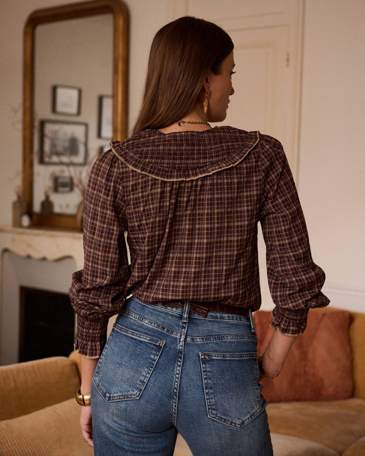 Ilyssia burgundy blouse – view 6