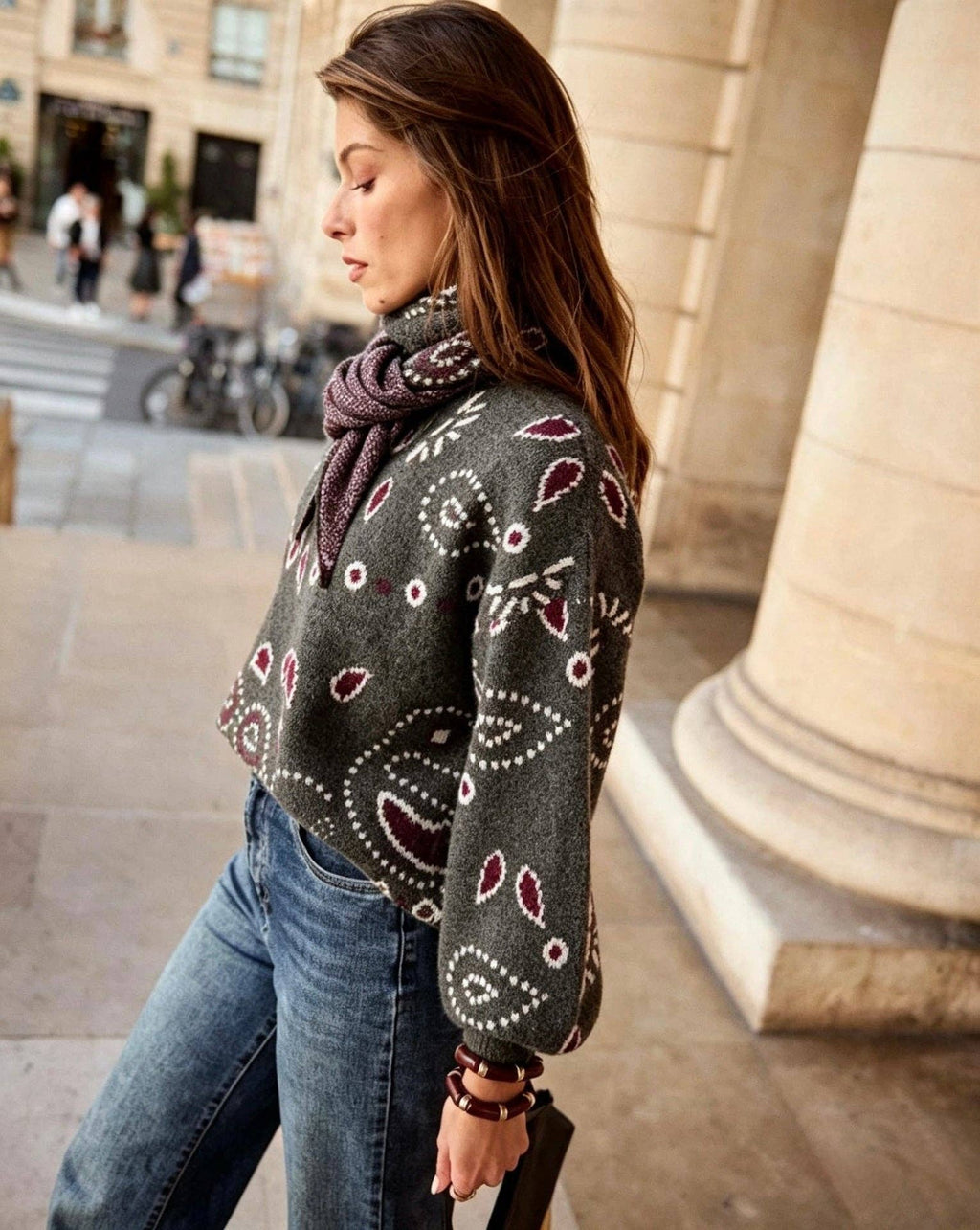 Pearl knit sweater
