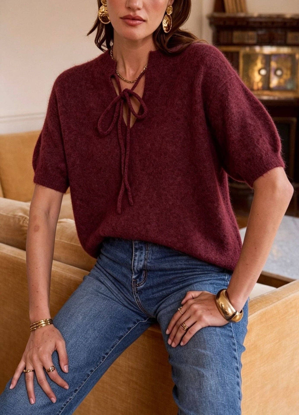 Zelie knit sweater – view 2