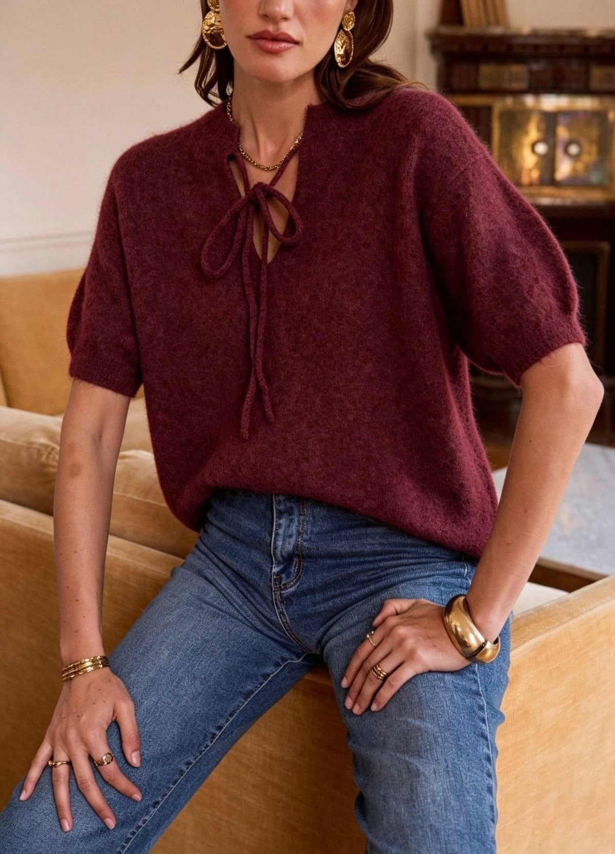 Zelie knit sweater – view 2