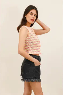 SHORTS DENIM BLACK